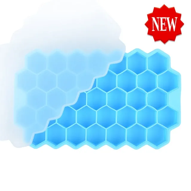 37 Cavity Ice Cube Tray Honeycomb Ice Cube Mold