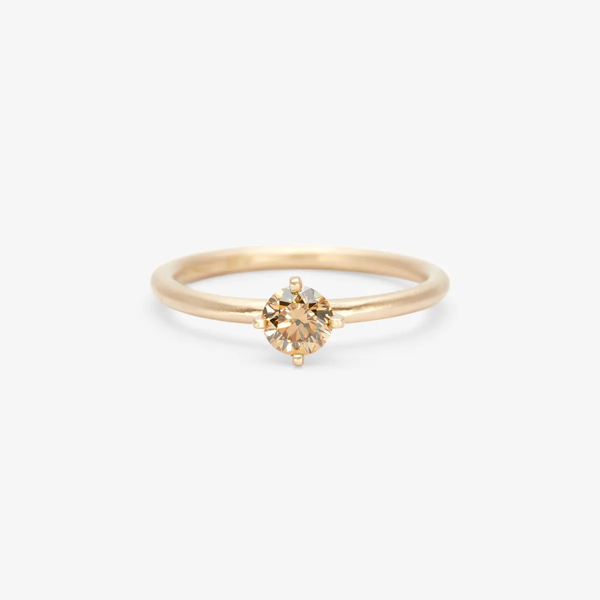 4.5mm Brown Diamond Noble Ring | R11705BR
