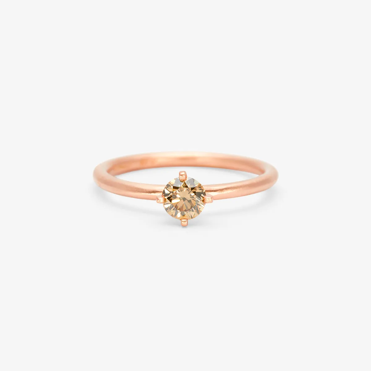 4.5mm Brown Diamond Noble Ring | R11705BR