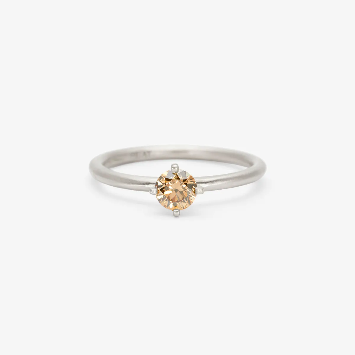 4.5mm Brown Diamond Noble Ring | R11705BR