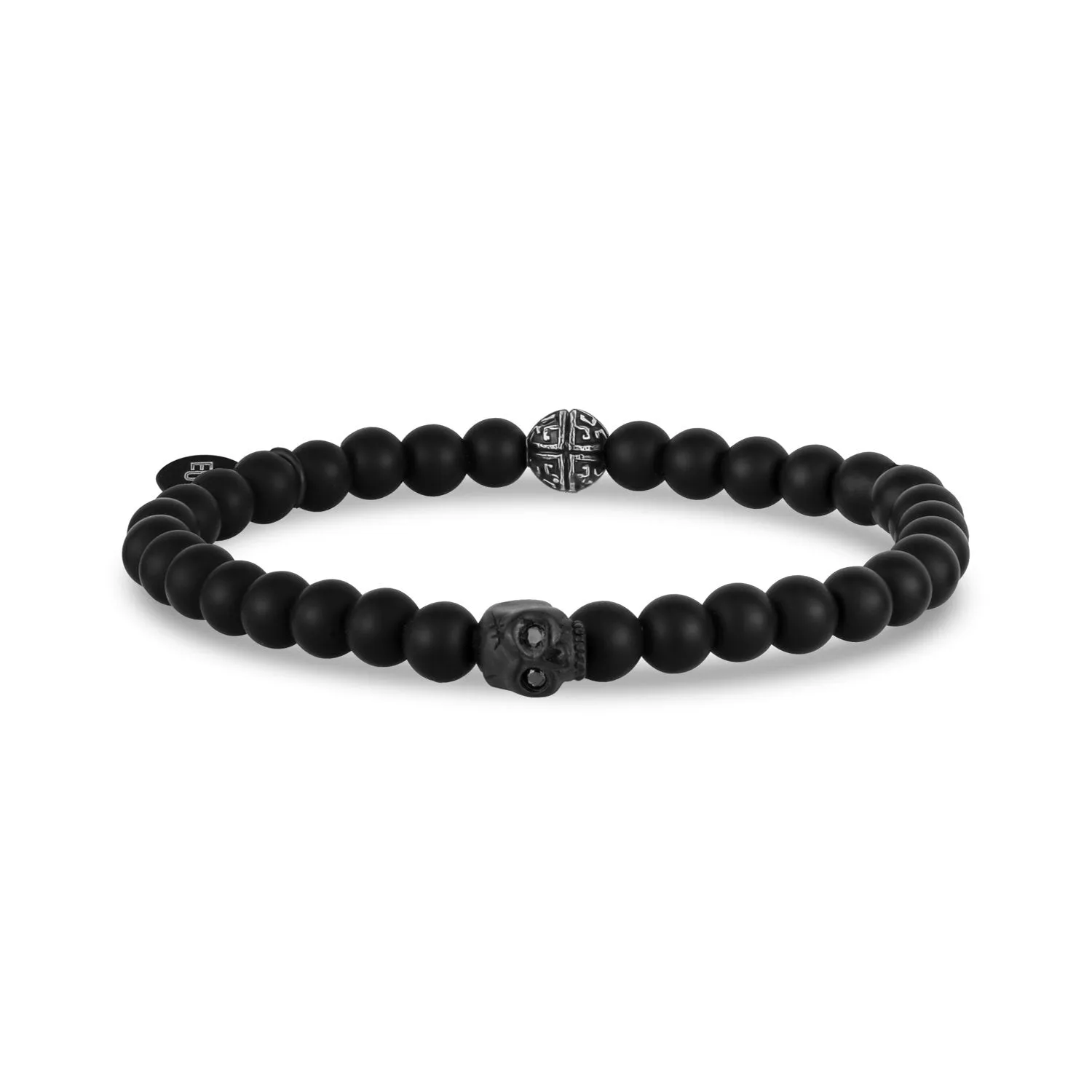6mm Skull Head Stretch Bead Bracelet