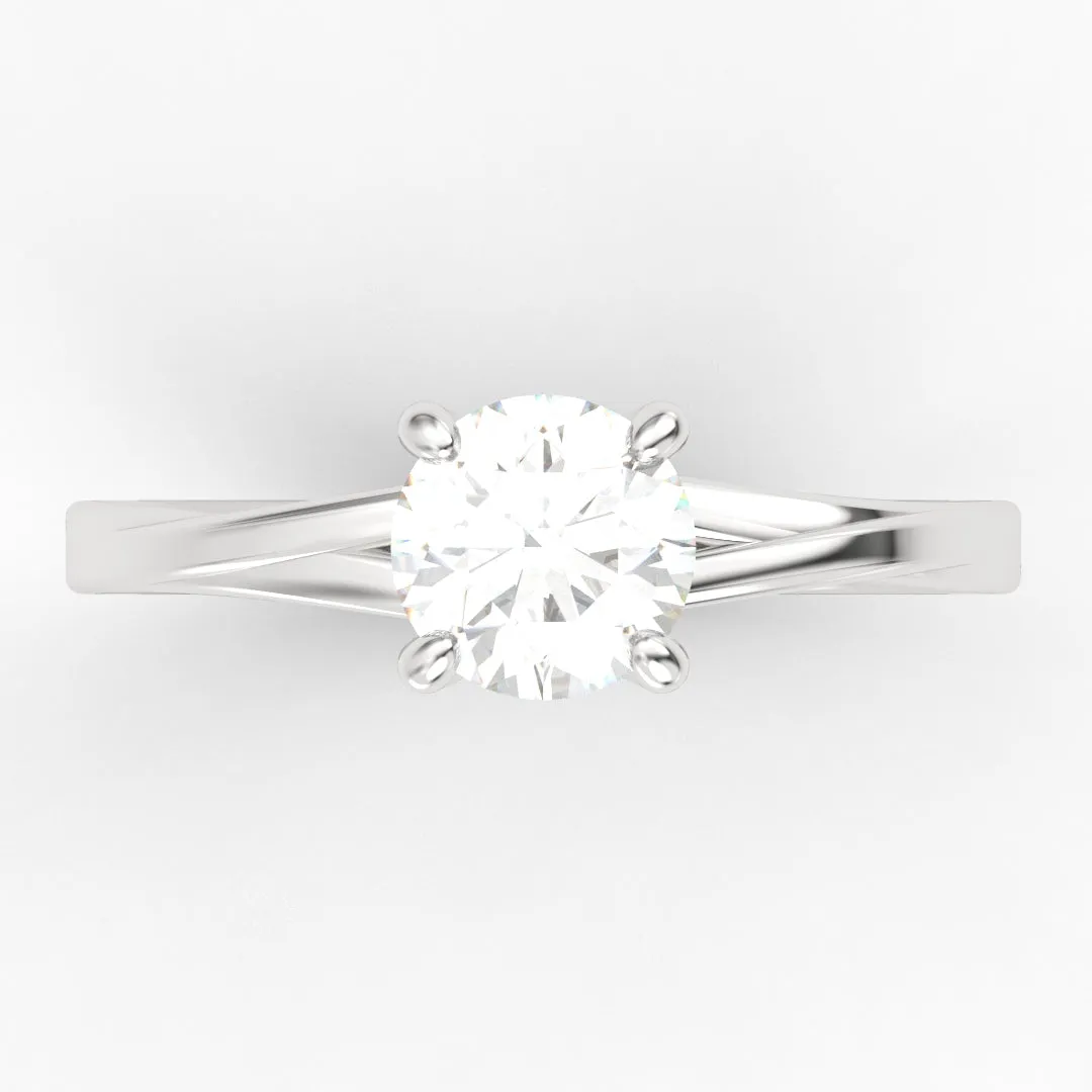 Alicia AC065D14K - Anillo de Compromiso Oro 14k