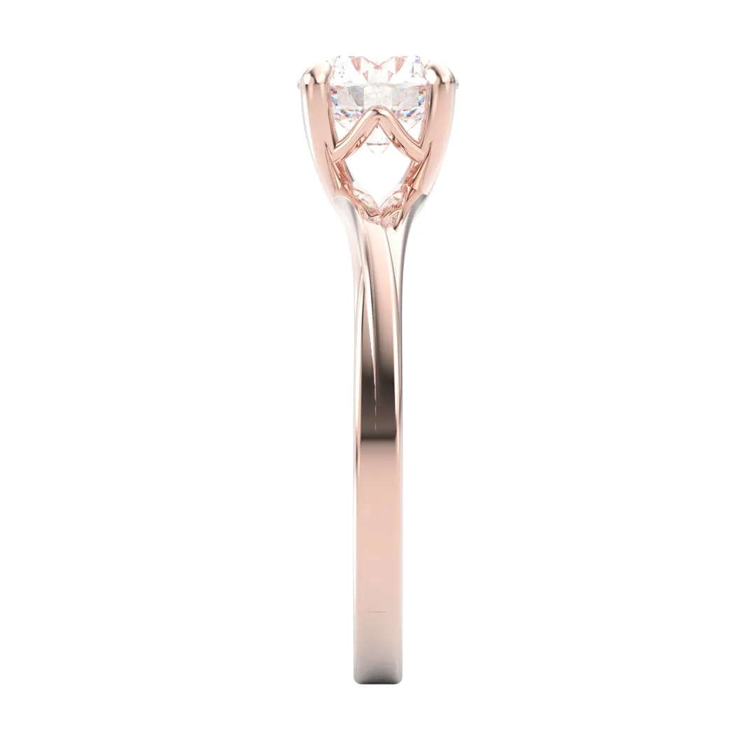 Alicia AC065D14K - Anillo de Compromiso Oro 14k