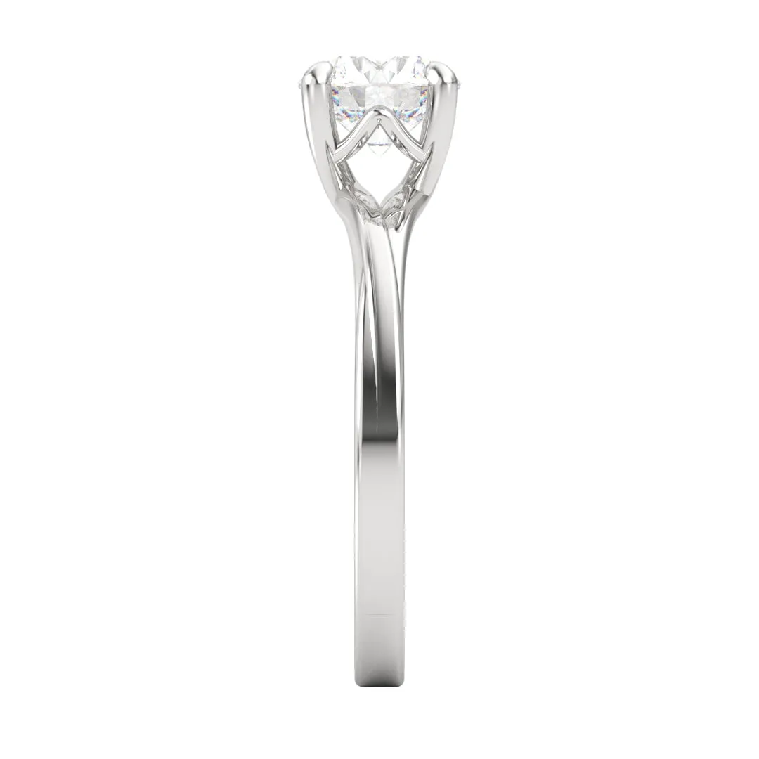Alicia AC065D14K - Anillo de Compromiso Oro 14k