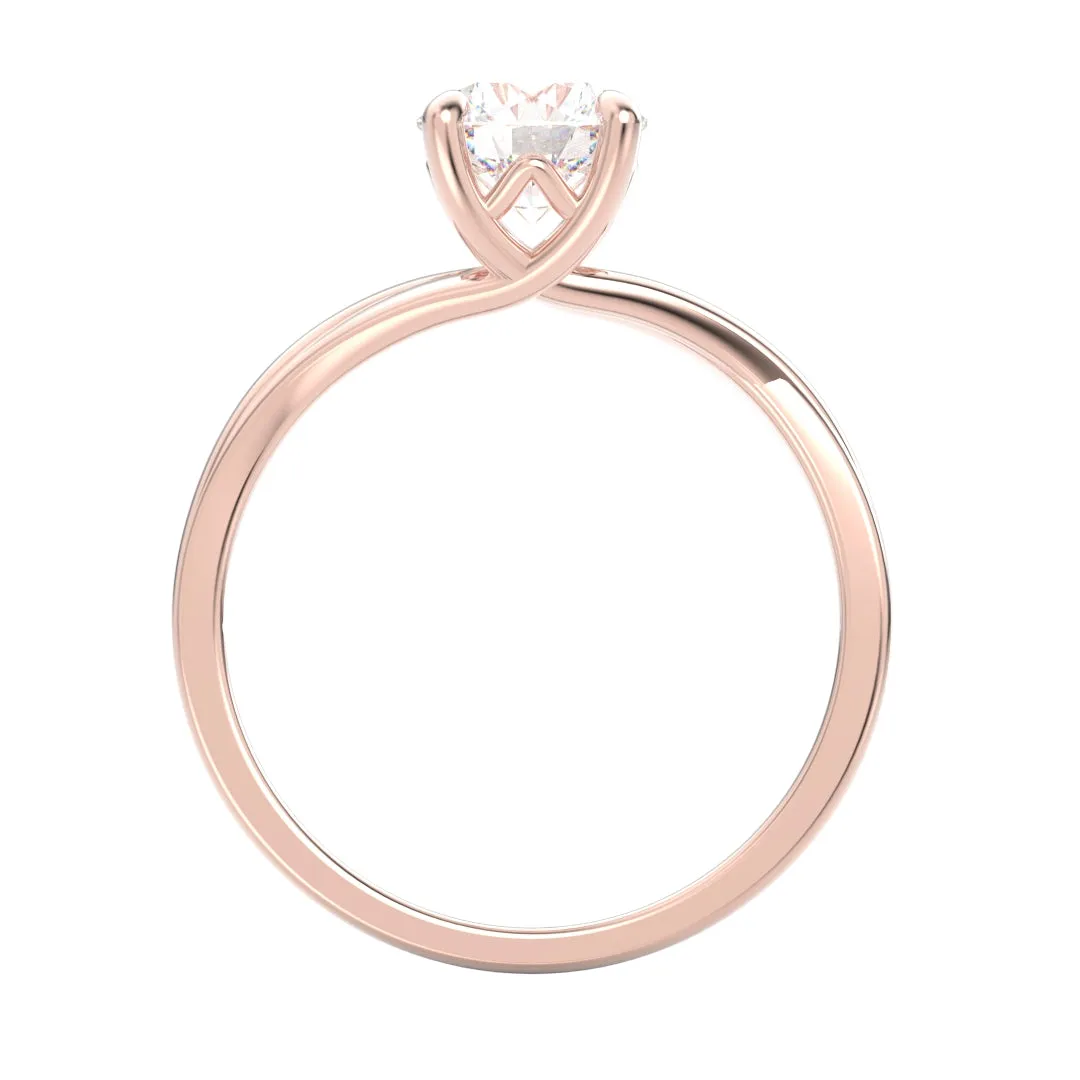 Alicia AC065D14K - Anillo de Compromiso Oro 14k