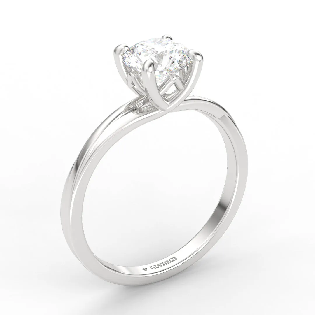 Alicia AC065D14K - Anillo de Compromiso Oro 14k