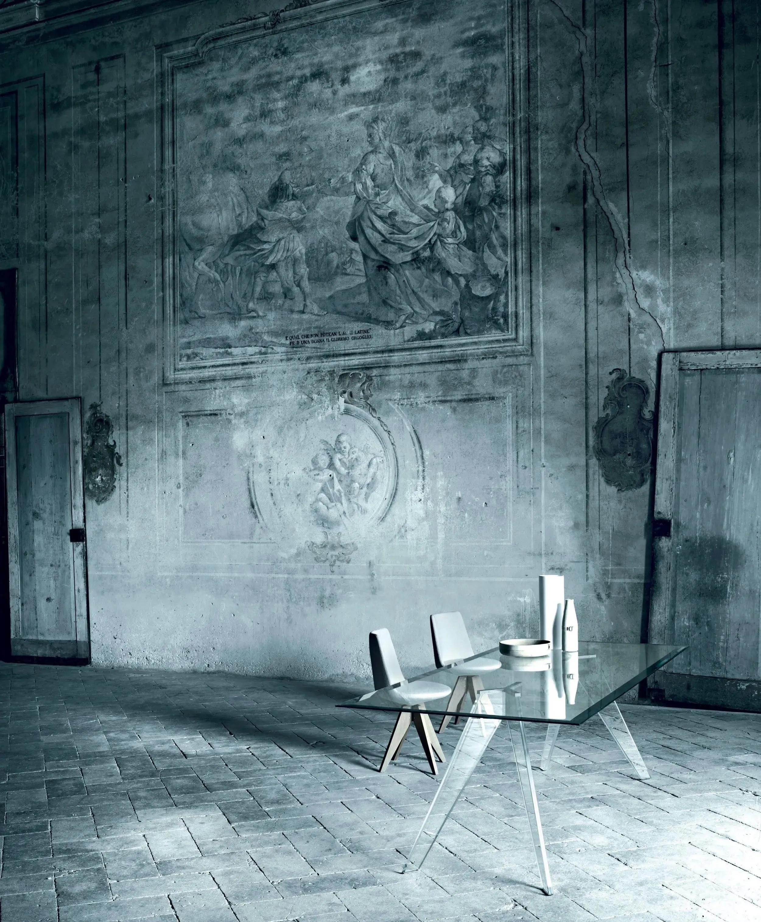 Alister Glass Dining Table