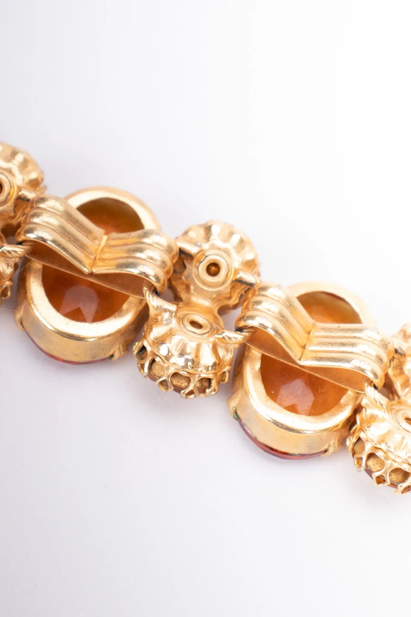 Amber Jeweled Bracelet