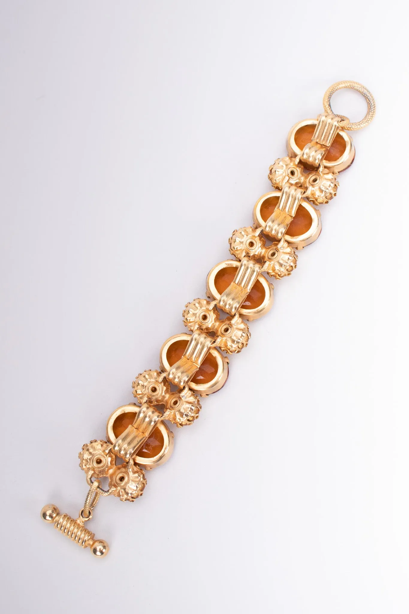 Amber Jeweled Bracelet