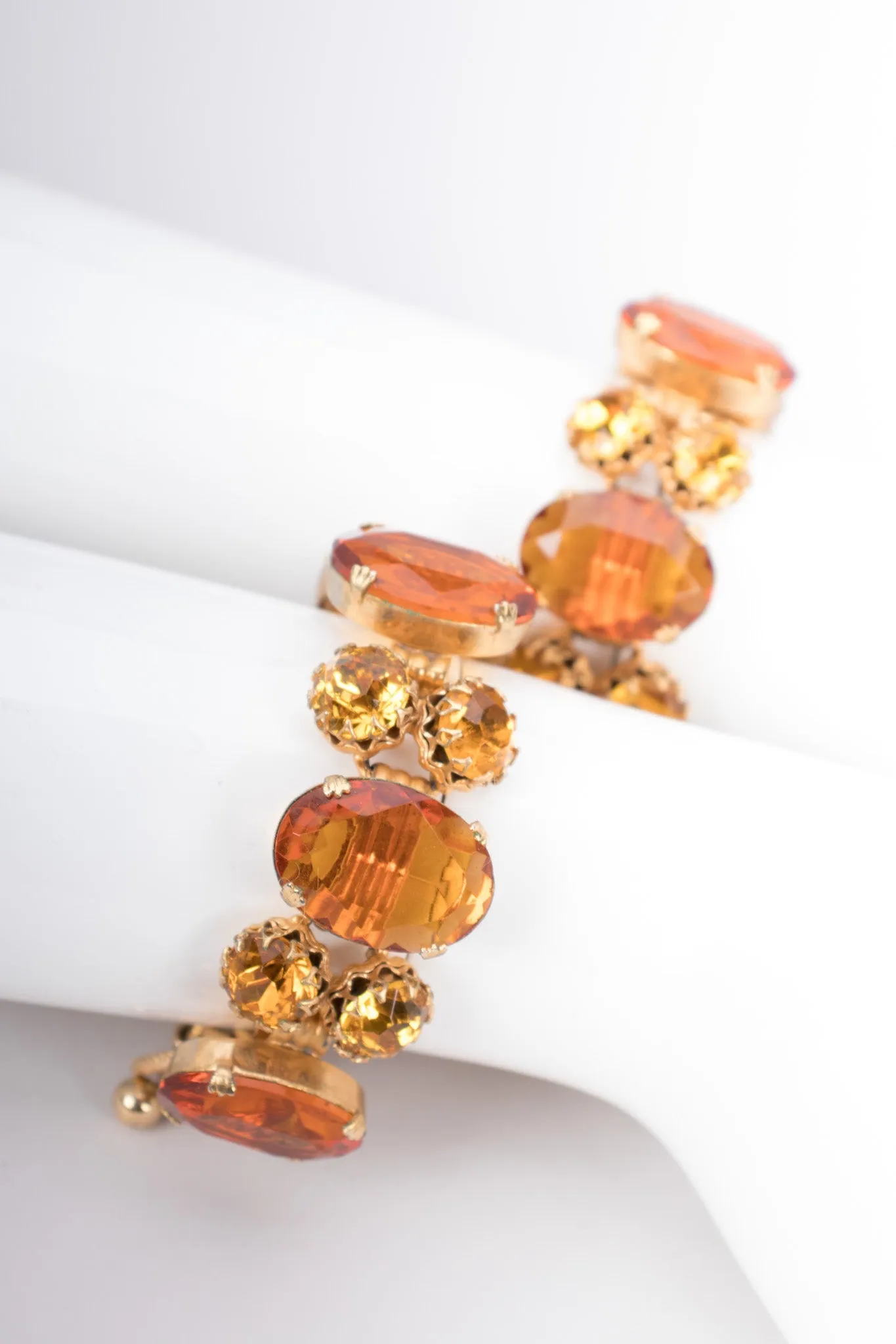 Amber Jeweled Bracelet