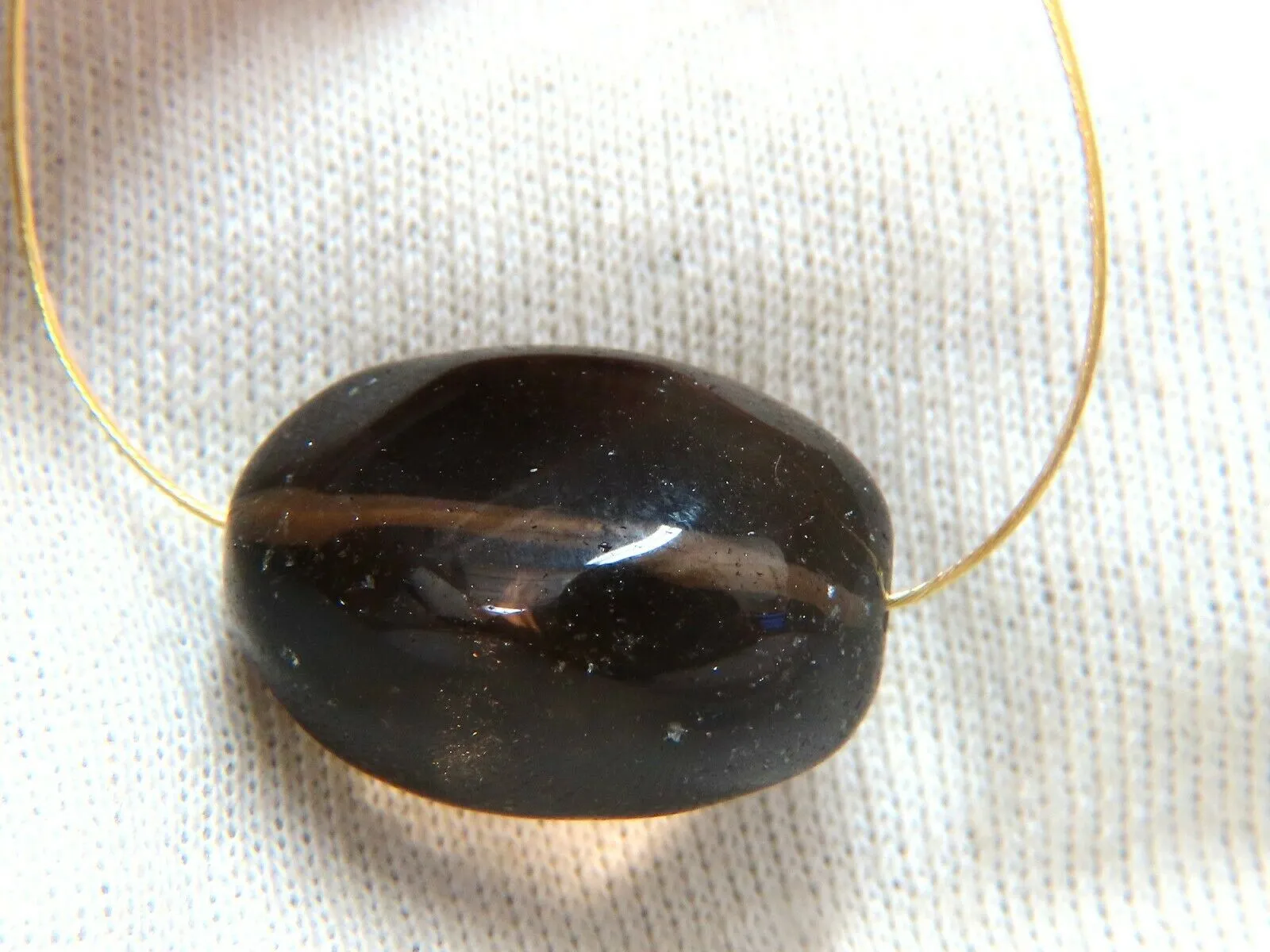 Arizona Topaz Necklace 14kt Solitaire