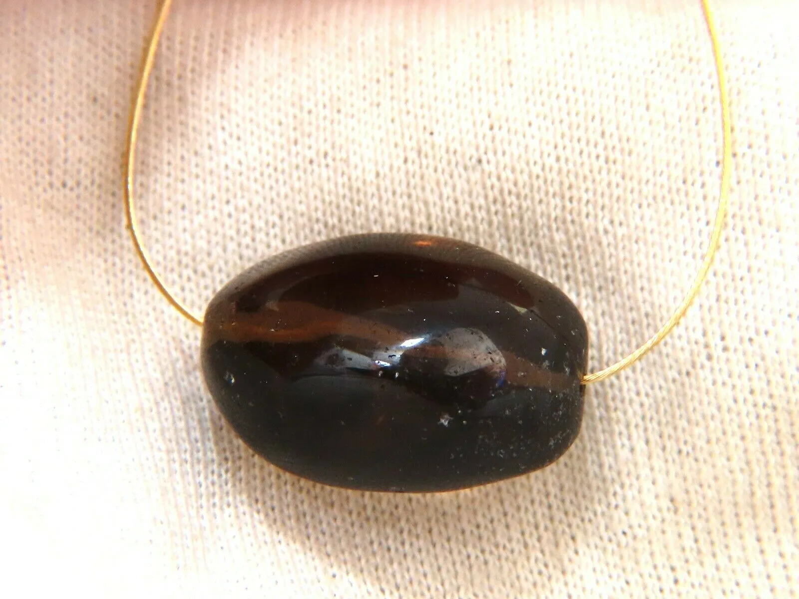 Arizona Topaz Necklace 14kt Solitaire