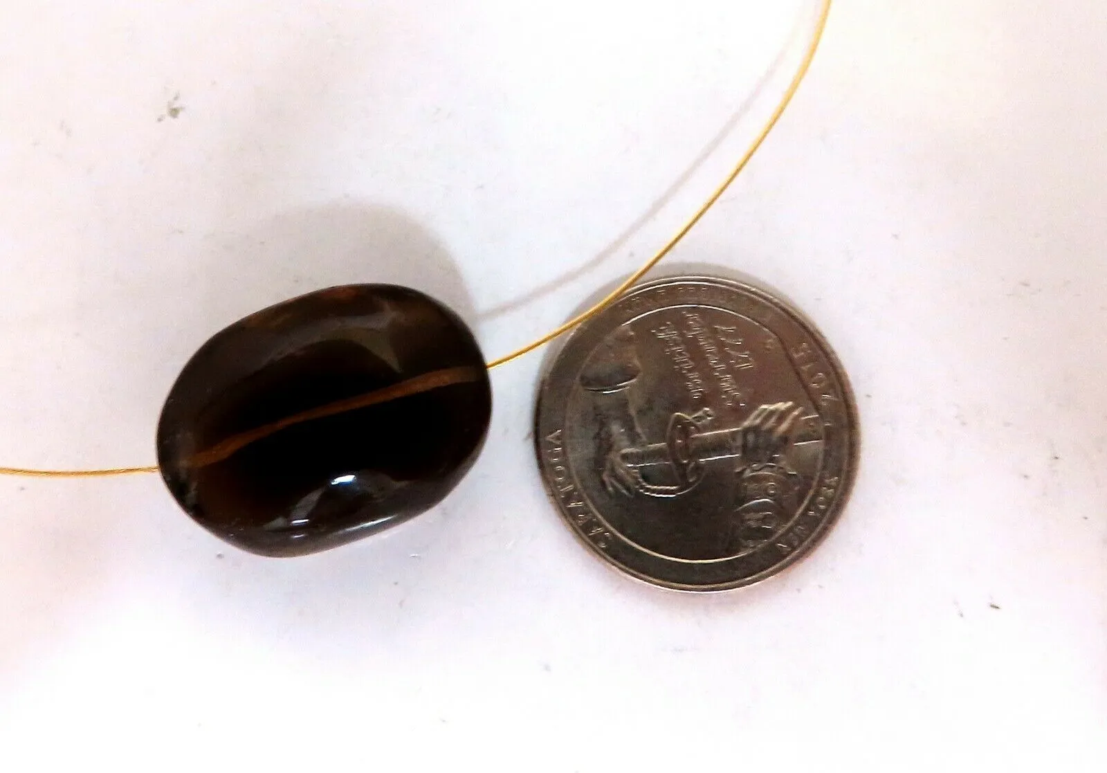 Arizona Topaz Necklace 14kt Solitaire