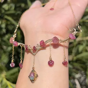 Astraea in Pink Tourmaline 14KGF ✵