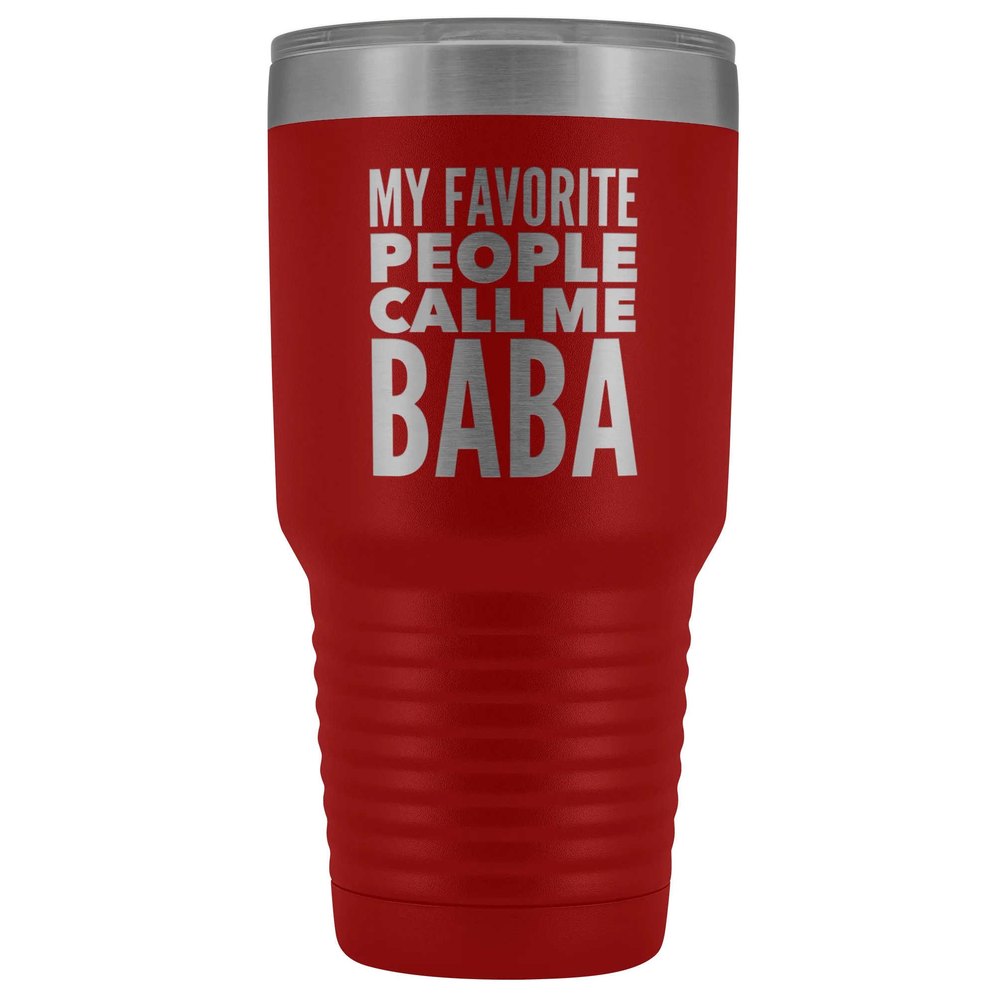 Baba Tumbler Gifts for Babas Metal Mug Double Wall Vacuum Insulated Hot Cold Travel Cup 30oz BPA Free