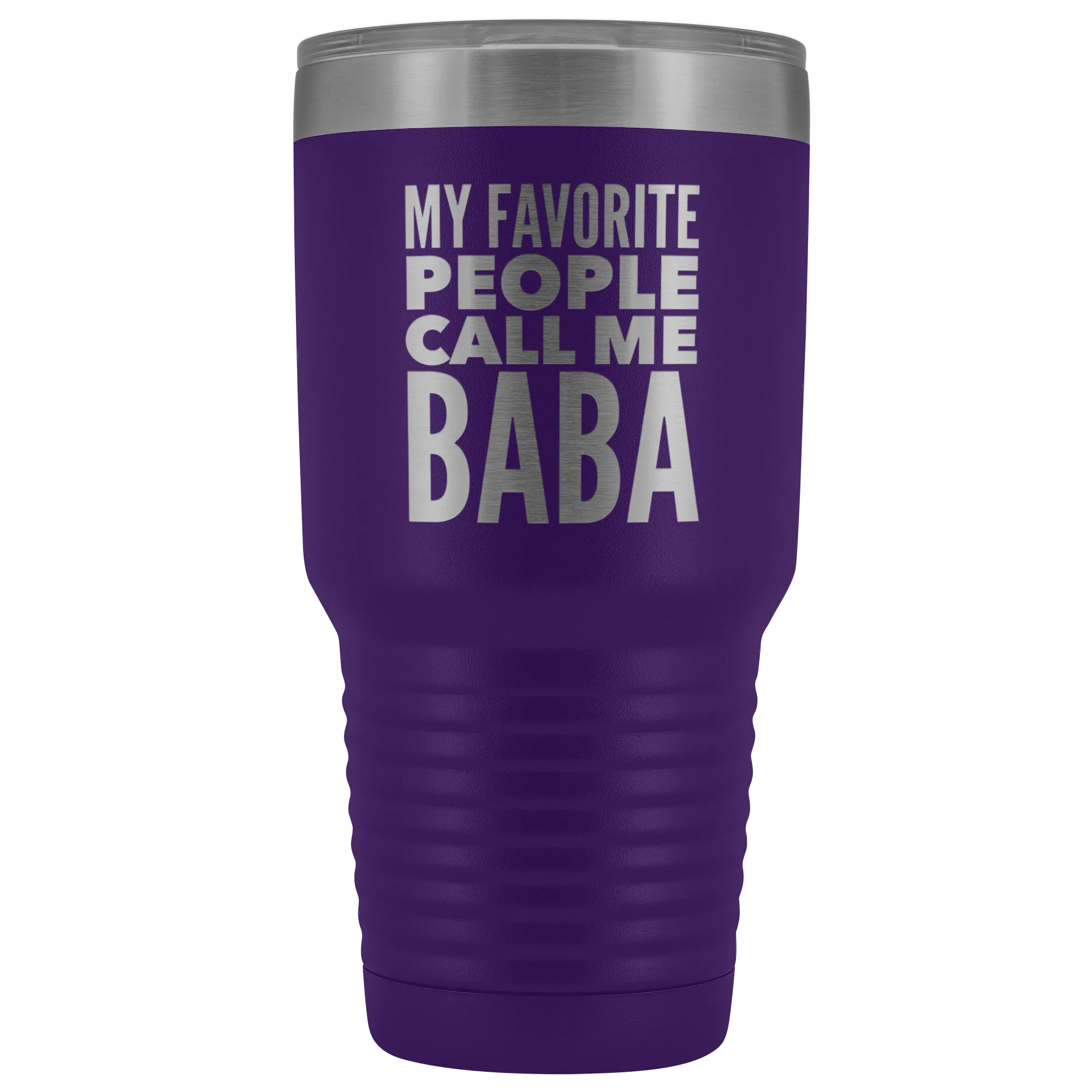 Baba Tumbler Gifts for Babas Metal Mug Double Wall Vacuum Insulated Hot Cold Travel Cup 30oz BPA Free