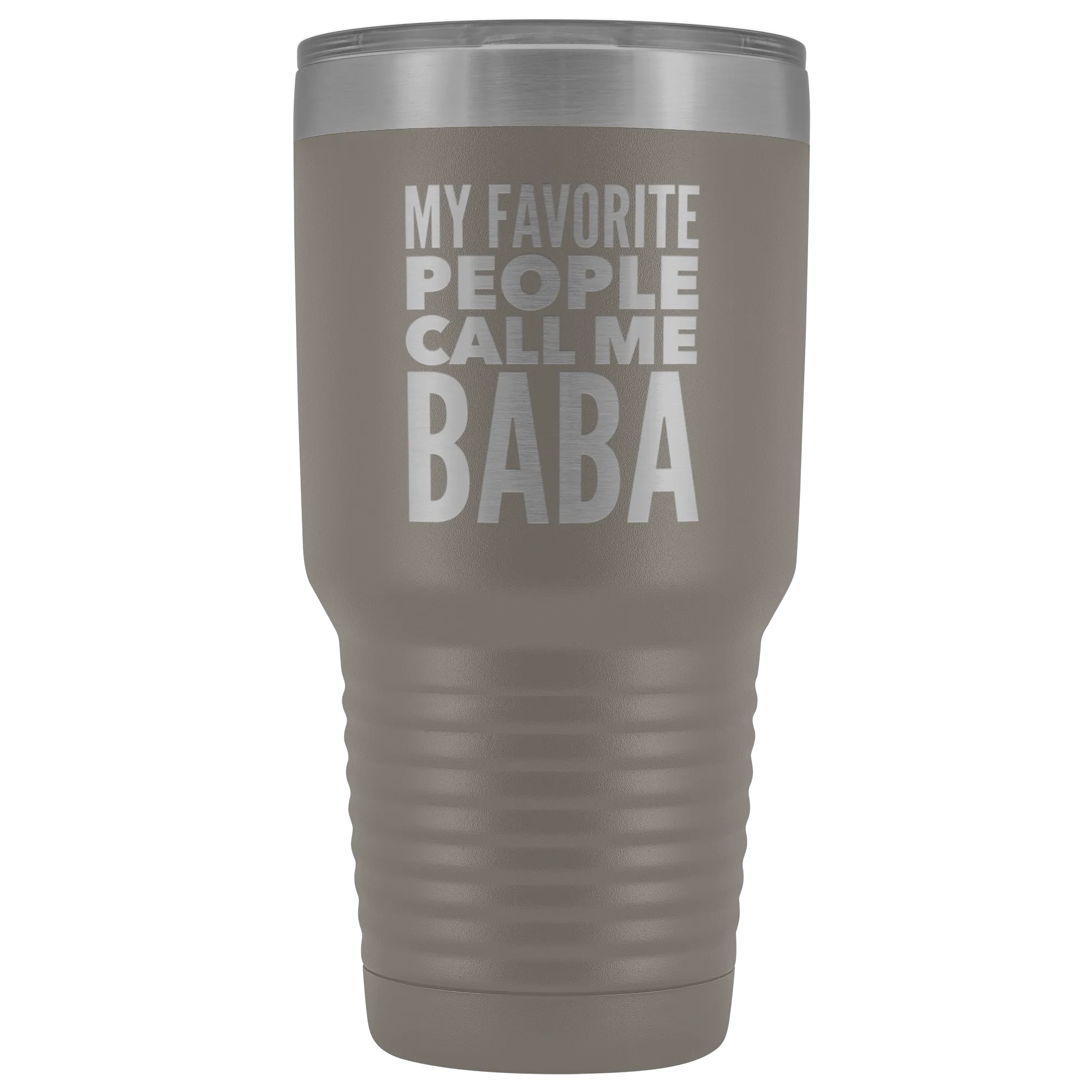 Baba Tumbler Gifts for Babas Metal Mug Double Wall Vacuum Insulated Hot Cold Travel Cup 30oz BPA Free