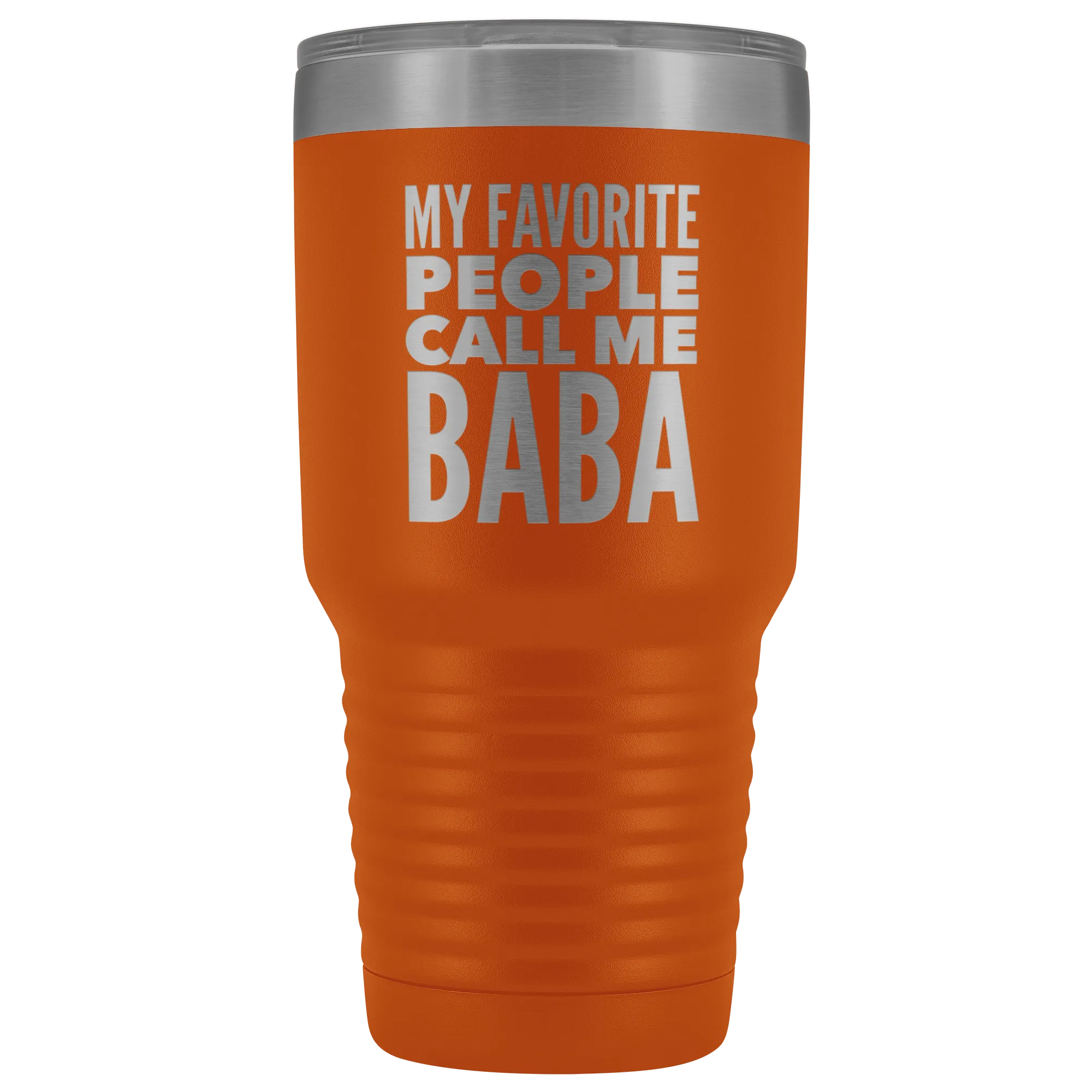 Baba Tumbler Gifts for Babas Metal Mug Double Wall Vacuum Insulated Hot Cold Travel Cup 30oz BPA Free