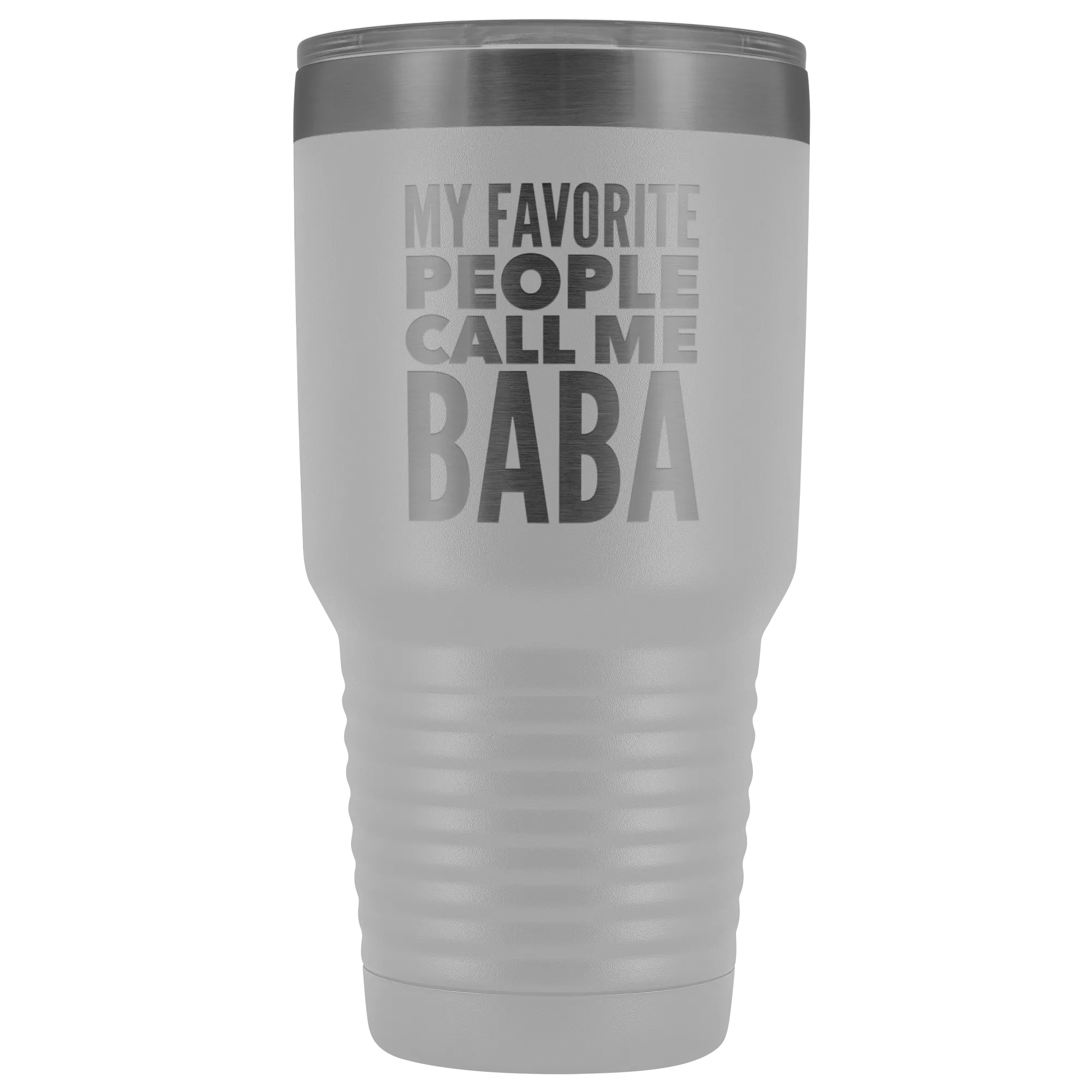 Baba Tumbler Gifts for Babas Metal Mug Double Wall Vacuum Insulated Hot Cold Travel Cup 30oz BPA Free