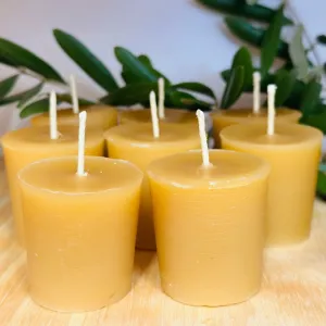 Beeswax Votive Candles, Chittering Candle Company
