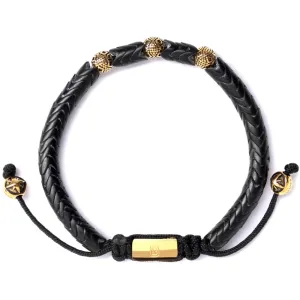 Black Glass with Gold Tropez