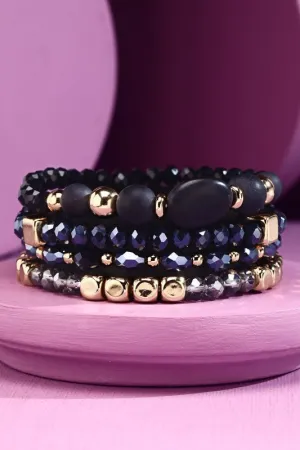 Black Stone  Bracelet *