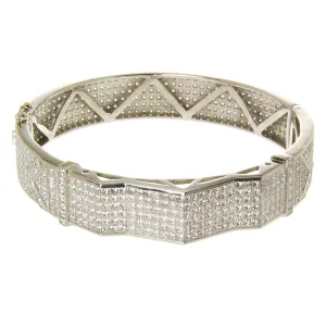 Bold 14.00 ct. Diamond Bangle Bracelet