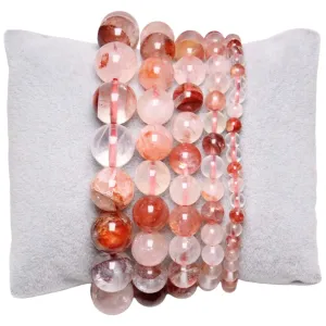 Bracelet Quartz hématoïde Rouge A 