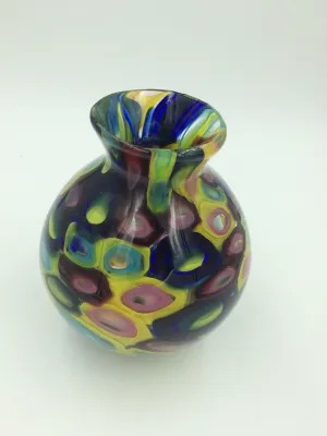 Brien Strancar Round Murrini Vase