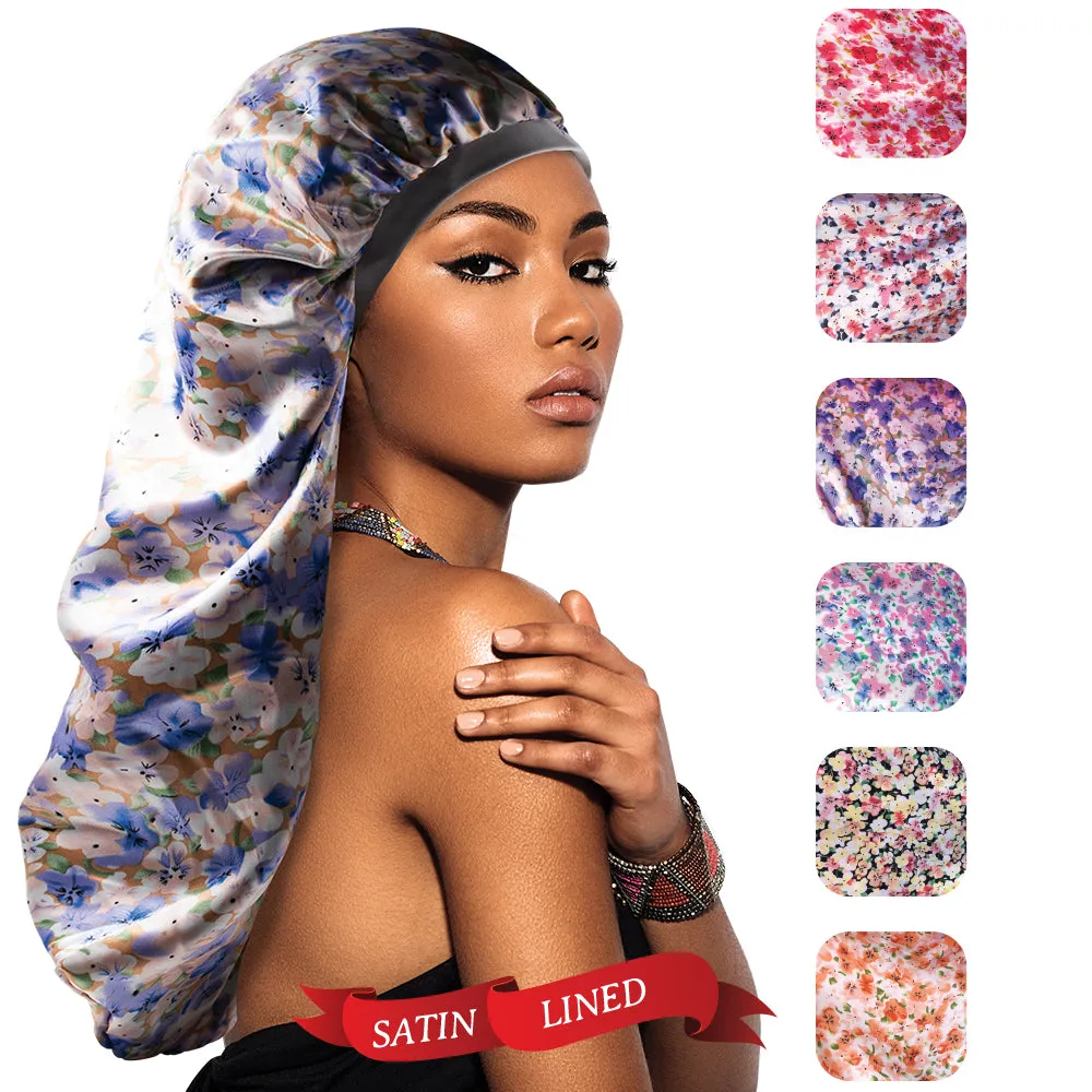 BT Xtra-Long Double Layer Silky Bonnet Cap (Assorted #3)