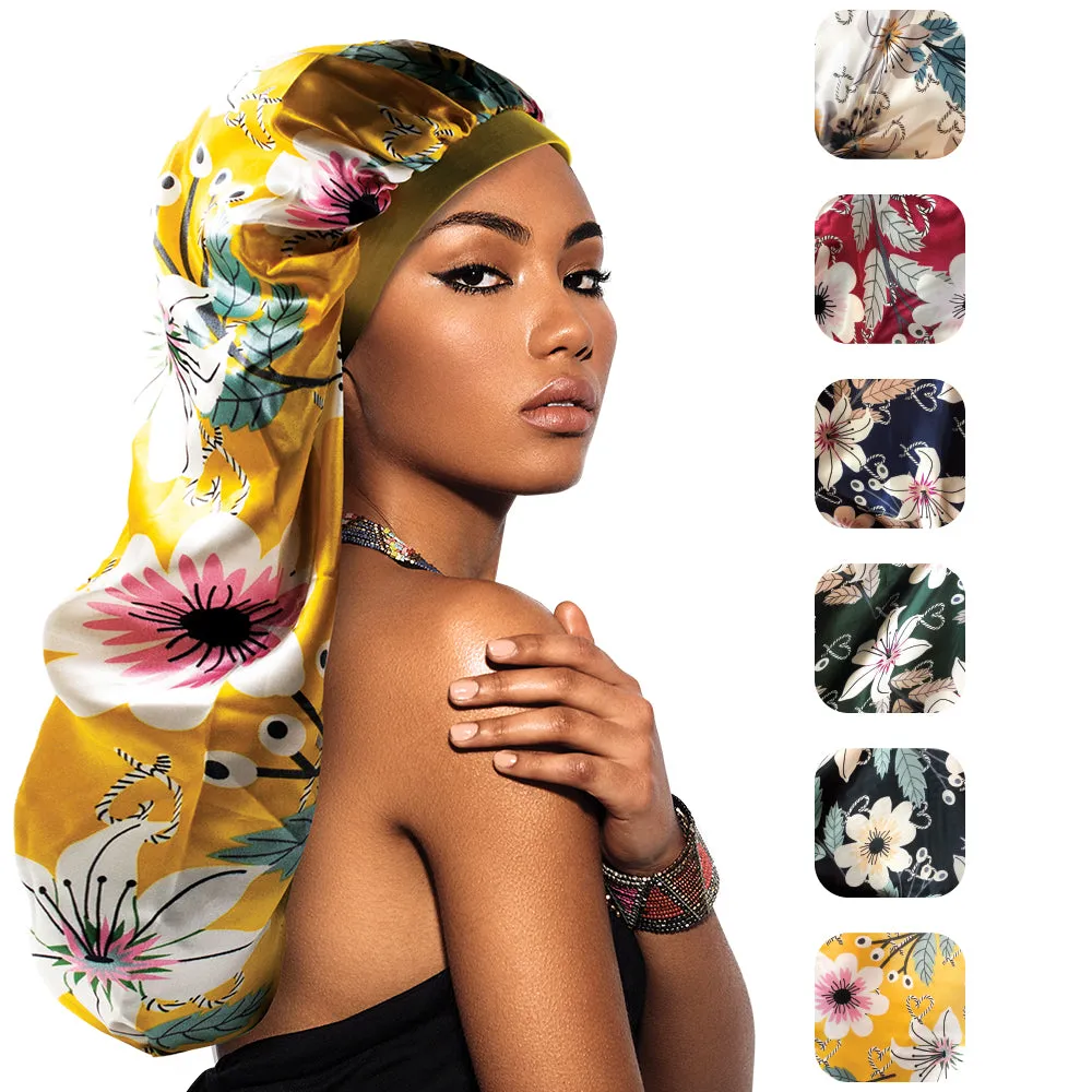 BT Xtra-Long Single Layer Silky Bonnet Cap (Assorted #3)