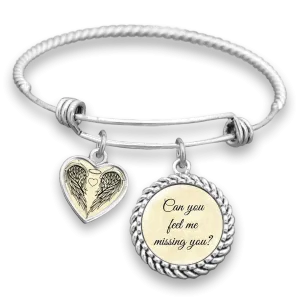 Can You Feel Me Missing You Charm Bracelet