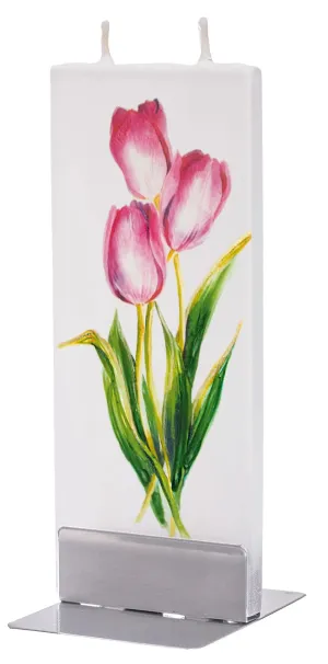 Candle - Flatyz - Red Tulips