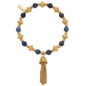 ChloBo Compassion Sodalite Bracelet - Gold