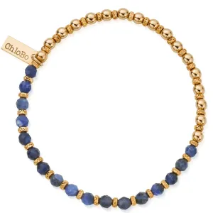 ChloBo Story Of The Moon Sodalite Bracelet - Gold