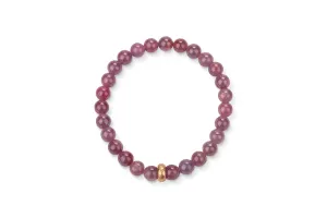 Classic Pink Ruby with 18K Gold