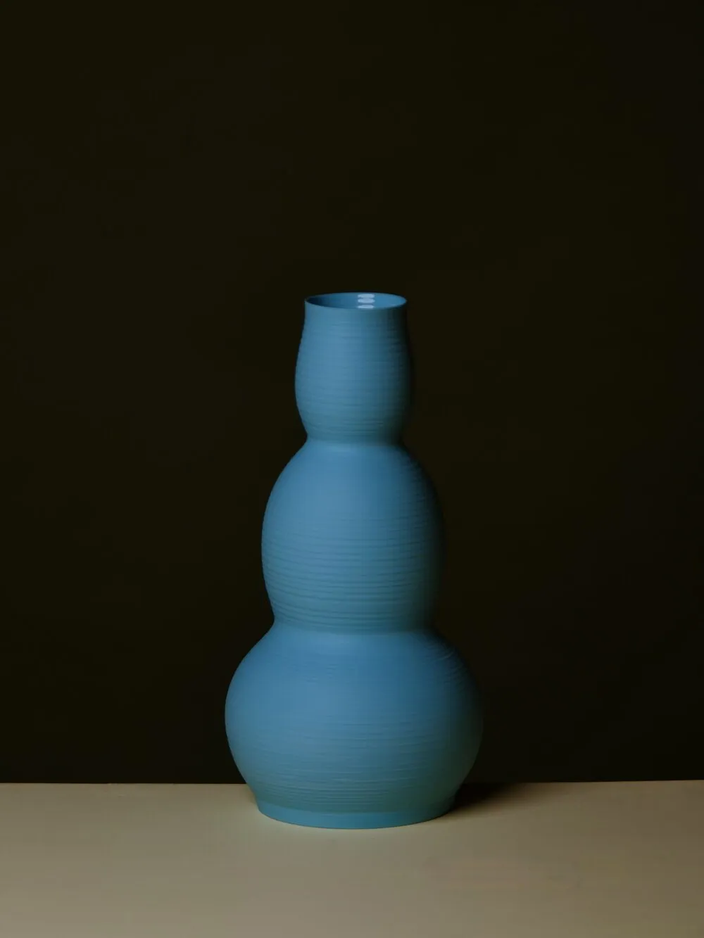 COLD MOUNTAIN GOURD VASE BISQUE