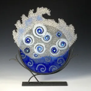 Dark Blue Dream Splash with Stem Stand