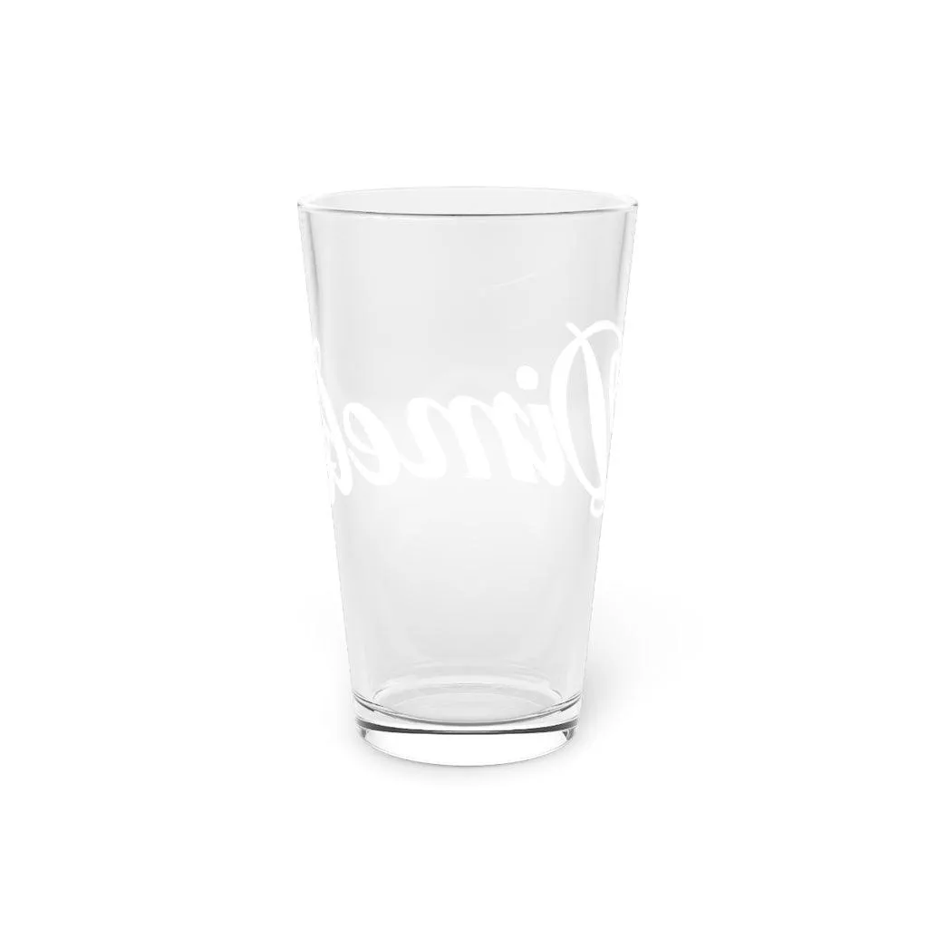 Dimelo Pint Glass, 16oz