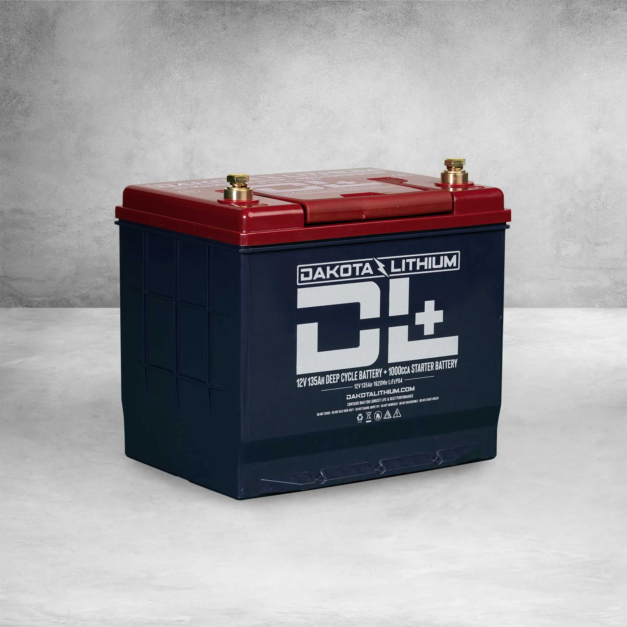 DL  12v 135Ah Dual Purpose 1000CCA Starter Battery Plus Deep Cycle Performance