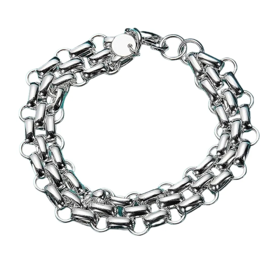 Double Interlocking Bracelet