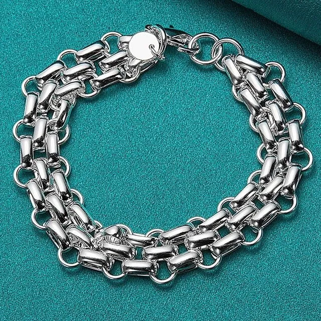 Double Interlocking Bracelet