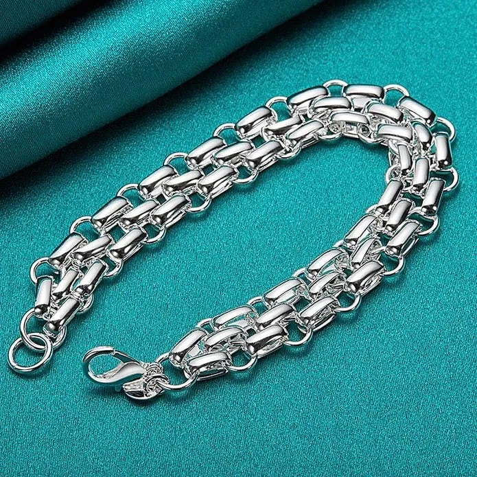 Double Interlocking Bracelet