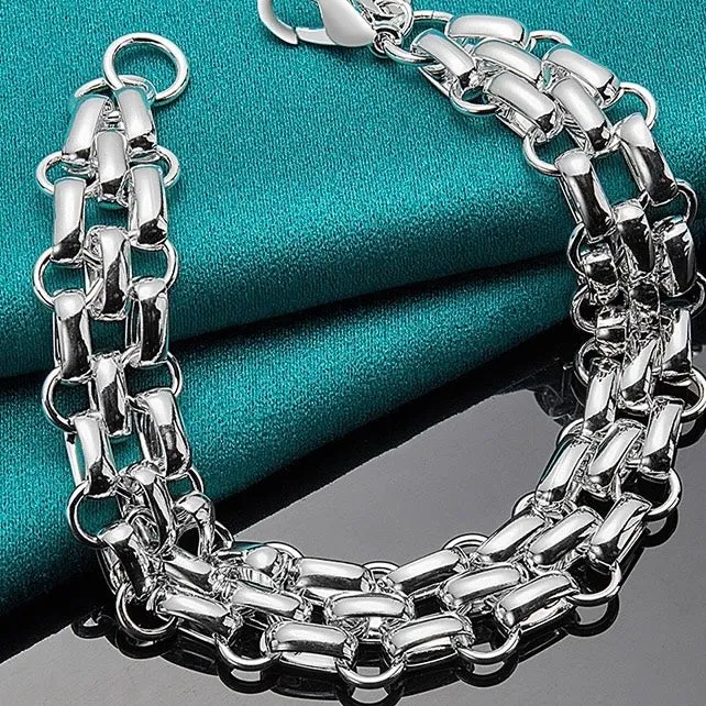 Double Interlocking Bracelet