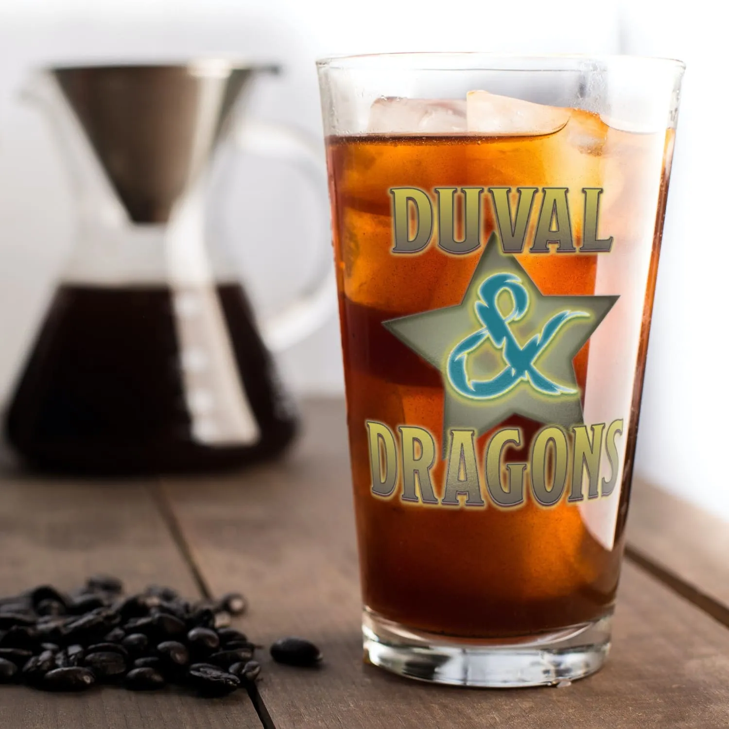 Duval & Dragons Superstar Logo 16oz Pint Glass