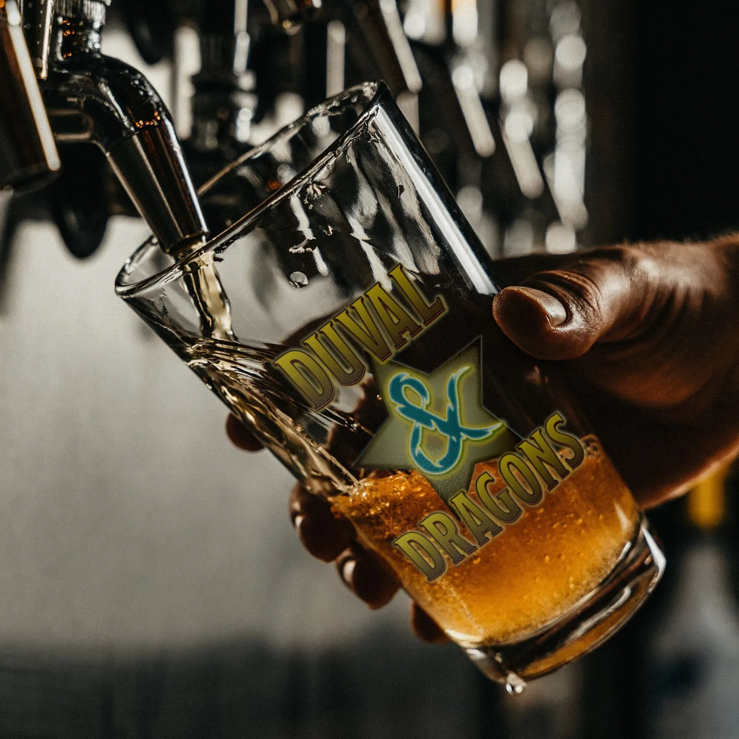 Duval & Dragons Superstar Logo 16oz Pint Glass