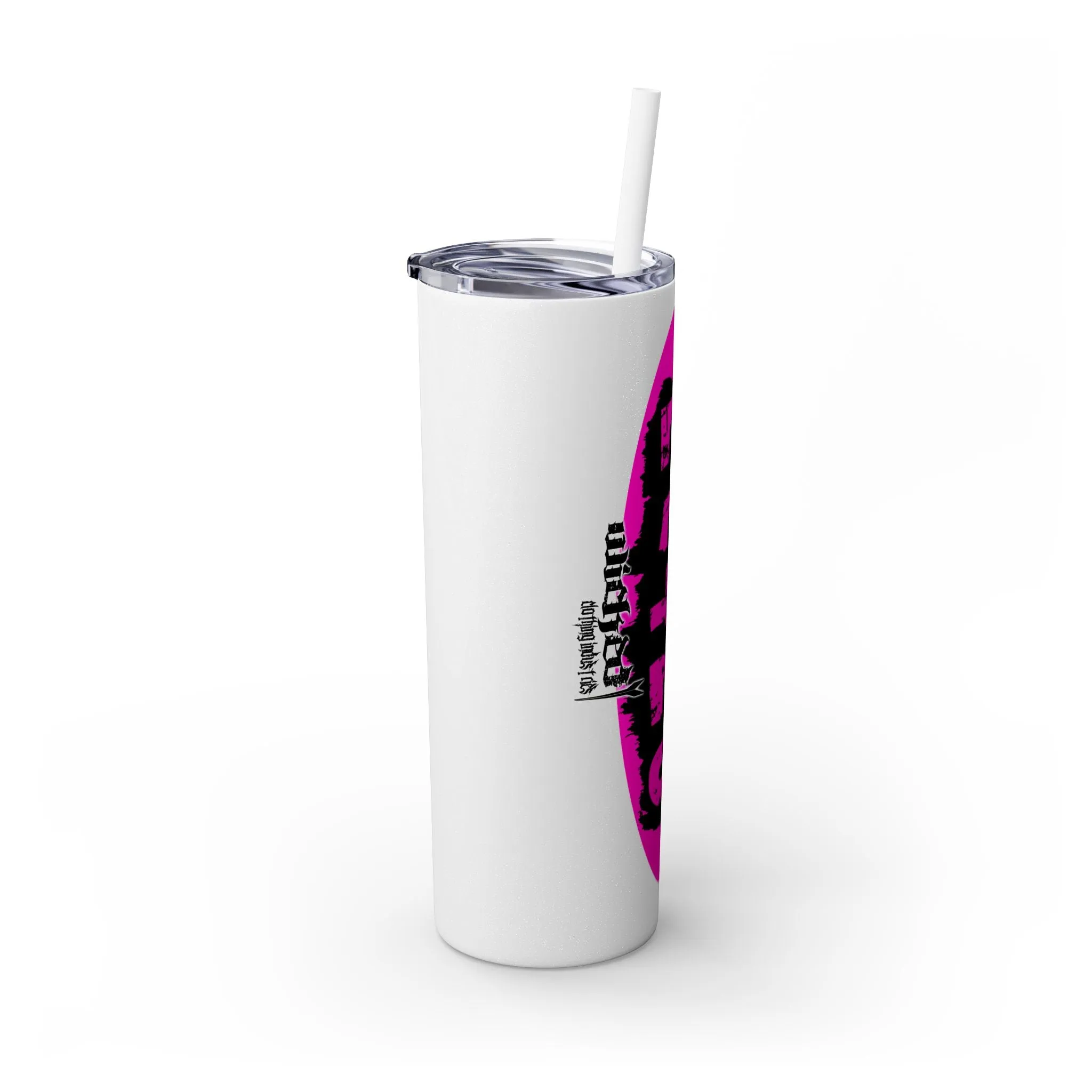 EL423 Alternative Hot Pink 2 / Skinny Tumbler with Straw, 20oz