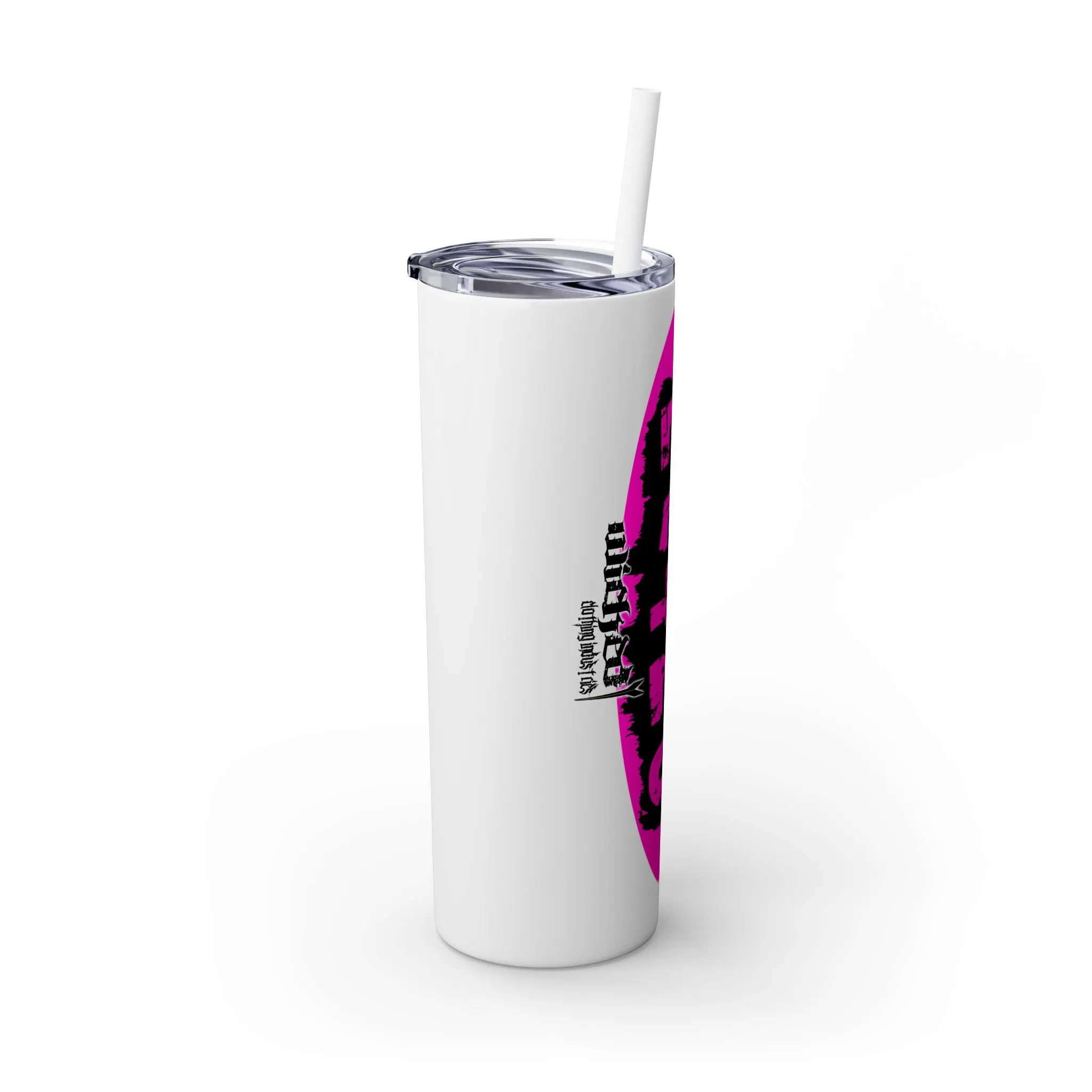 EL423 Alternative Hot Pink 2 / Skinny Tumbler with Straw, 20oz