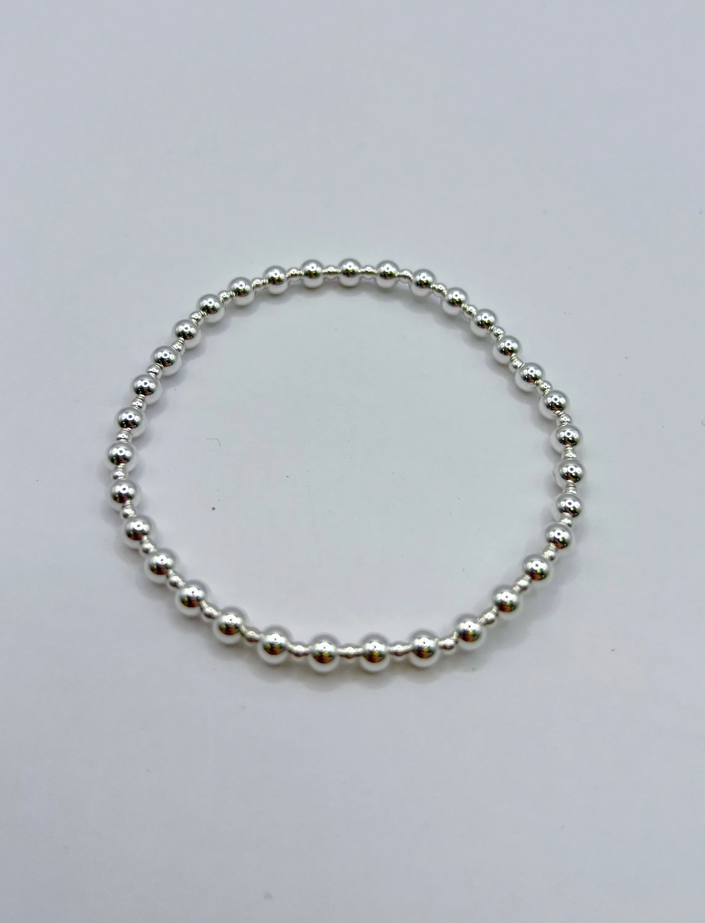 Enewton Grateful Pattern 4mm Bead Bracelet Sterling
