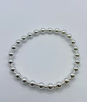 Enewton Grateful Pattern 5mm Bead Bracelet Sterling